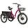 TRICYCLE ELECTRIQUE/VAE CITY LEADER FOX 24" CURTIS 2025 MIXTE BORDEAUX BRILLANT 8V SHIMANO NEXUS MOTEUR ROUE AV BAFANG 36V 45Nm BATTERIE 16,7Ah (LARGEUR HORS TOUT 75cm, DEBATTEMENT 100mm)