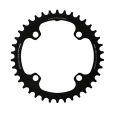 PLATEAU VTT 4BRA D.104 TA ONE 36DTS MONO NOIR MAT ALU POUR SHIMANO / SRAM / RACE FACE / FSA 10/11/12V. NARROW WIDE (COMPATIBLE TOUTE CHAINE 12V SAUF SHIMANO)