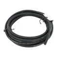 FUEL HOSE Ø 5 x 10,5 mm BLACK - FOR HYDROCARBONS WITH INNER TEXTILE BELT (ROLL 5M)