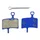 PLAQUETTE DE FREIN VTT DIATECH ANCHOR (MARWI ORGANIC) (PAIRE SUR CARTE)