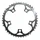 PLATEAU ROUTE 5BRA D.110 TA ZEPHYR 44DTS EXTERIEUR ARGENT ALU 7075 TYPE SHIMANO 9/10V.