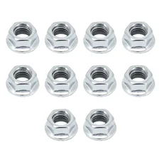 ECROU 6 PANS EPAULE M10 x 1,5 mm ACIER (SACHET DE 10 PIECES)  -SELECTION P2R-
