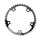 CHAINRING FOR ROAD BIKE- 5 Arms- 44T.Ø 130 -INNER- ALUMINIUM BLACK- 7075 TA ALIZE    (SHIMANO TYPE) 8/9/10 Speed
