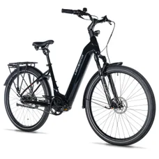 VELO ELECTRIQUE/VAE CITY 29 LEADER FOX TERTIUM 2025 MIXTE NOIR BRILLANT 8V SHIMANO NEXUS MOTEUR CENTRAL BAFANG M420 36V 80Nm BATTERIE 15Ah (20'' - H50,8cm - TAILLE L - POUR ADULTE DE 178cm à 185cm)