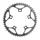 PLATEAU ROUTE 5BRA D.110 STRONGLIGHT 49DTS EXTERIEUR ARGENT ALU 7075 TYPE SHIMANO 9/10V.