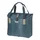 SHOULDER BAG FOR BICYCLE (or rear single bag) -BASIL CITY SHOPPER ELEGANCE- Blue ESTATE Right/left  14/16L- HOOKS ON CARRIER - WATERPROOF FOLDING CLOSING