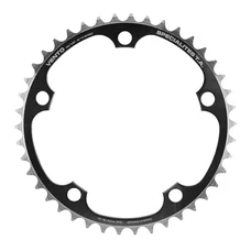 CHAINRING FOR ROAD BIKE- 5 Arms- 42T.Ø 135 -INNER- ALUMINIUM SILVER- 7075 TA VENTO -CAMPAGNOLO TYPE- 9/10Speed.