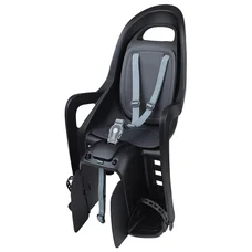 PORTE BEBE/SIEGE ENFANT ARRIERE POLISPORT A FIXER SUR PORTE BAGAGE FIXATION ETAU GROOVY AVS+ NOIR COUSSIN GRIS (9 A 22Kgs) HOMOLOGUE EN 14344