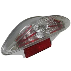 TAIL LIGHT FOR SCOOT REPLAY -LEXUS TYPE- RED -WITH LEDS- FOR MBK 50 NITRO/YAMAHA 50 AEROX -CEE APPROVED- (18 LEDS)  -