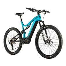 VELO ELECTRIQUE/VAE VTT 29 LEADER FOX ARGUS TOUT SUSPENDU HOMME BLEU MAT 12V MOTEUR CENTRAL PANASONIC GX ULTIMATE 36V 90Nm BATTERIE 20Ah (CADRE 19,5" - H50cm - L - ADULTE DE 178cm à 185cm)
