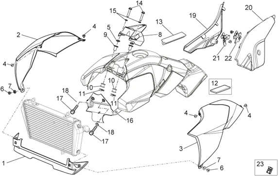 Carrosserie centrale