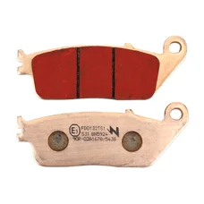BRAKE PADS NEWFREN FOR KAWASAKI 750 Z 2007>2011 Front   800 Z 2015>2016 Front  TRIUMPH 675 STREET TRIPLE 2008>2015 Front   (L 39mm - H 102mm - thk 8.3mm)  (FD0132TS)  (TOURING SINTERED)