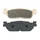 BRAKE PADS SET (2 pads) CL BRAKES FOR YAMAHA 125-250 XMAX ABS 2011> Rear / MBK 125-250 SKYCRUISER ABS 2011> Rear  -  (3095 MSC)