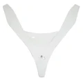 CACHE SUPERIEUR DE FACE AVANT ORIGINE PIAGGIO 125-250-300-400-500  MP3 2006>2008 BLANC 724  -6244320087-