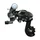 DERAILLEUR-REAR-FOR MTB- P2R - 6/7 SPEED. BLACK SEVEN -SHORT CAGE - TO SCREW