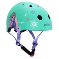 CASQUE VELO ENFANT DISNEY V3 FROZEN BLANC AVEC MOLETTE REGLAGE TAILLE 52-56 (VENDU SUR CARTE)