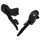 LEVIER/MANETTE ROUTE PATIN MICROSHIFT  7V. TRIPLE ALU NOIR COMPATIBLE SHIMANO (PAIRE SACHET POUR ATELIER)
