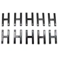 LETTRE PLAQUE TIFLEX  MOTO/SCOOTER 45mm  H  (VENDU PAR 10)