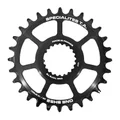 CHAINRING FOR MTB- "DIRECT MOUNT" 28 teeth TA ONE SH52 MATT BLACK ALUMINIUM- SHIMANO XTR M9100 / XT M8100 / SLX M7100/M900 - 10/11/12 Speed.