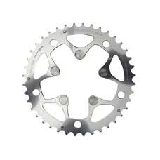 PLATEAU ROUTE 5BRA D.130 TA ALIZE TRIPLE 42DTS PORTEUR ARGENT ALU 7075 TYPE SHIMANO 8/9/10V.