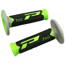 GRIP- PROGRIP OFF ROAD 788 TRIPLE DENSITY TRIPLE DENSITY BASE COLOR GREEN/BLACK/GREY 115mm (PAIR) (CROSS/MX)