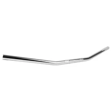 GUIDON MOTO ROUTE TOMMASELLI ACIER DIAM 22 mm LONG 700 mm HAUT 22 mm CHROME SANS BARRE DE RENFORT