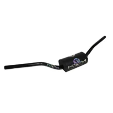 GUIDON 50 A BOITE KRM PRO RIDE OVERSIZE DIAM 28,6mm ALU NOIR/HOLOGRAPHIQUE AVEC MOUSSE