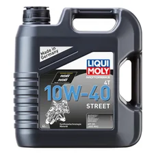 HUILE MOTEUR 4 TEMPS LIQUI MOLY MOTO STREET 4T 10W40  (4 L)  SYNTHETIQUE