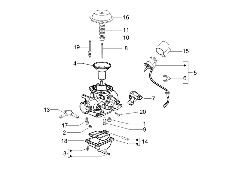 Composants de carburateur 