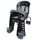 PORTE BEBE/SIEGE ENFANT AVANT POLISPORT A FIXER SUR CADRE BILBY JUNIOR NOIR COUSSIN GRIS (9 A 15Kgs) HOMOLOGUE EN 14344