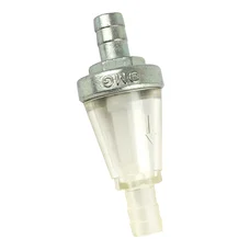 FILTRE A ESSENCE CONIQUE ACIER DIAM 8 mm TRANSPARENT/ARGENT (VENDU A L'UNITE) -OMG