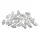 VIS CREUSE TENDEUR DE CABLE VELO M10 FENDUE ALU ARGENT (SACHET DE 25 PIECES)