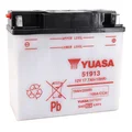 BATTERIE 12V  5,5 Ah 51913 
YUASA CONVENTIONNELLE AVEC ENTRETIEN  (Lg135xL60xH130mm)