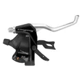 LEVIER/MANETTE VTT PATIN SUNRACE STM400  7x3V. NOIR/ARGENT V-BRAKE COMPATIBLE SHIMANO (PAIRE)