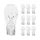 AMPOULE/LAMPE STANDARD 12V 10W CULOT W2,1x9,5d NORME T13 WEDGE BLANC (CLIGNOTANT) (BOITE DE 10)  -P2R-