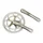 PEDALIER ROUTE SUNRACE R96 8/9/10V. COMPACT ARGENT 170mm 50-34 (AXE CARRE)