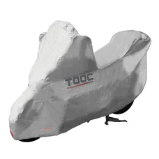 HOUSSE/BACHE DE PROTECTION MOTO TAAC START POLYESTER HYDROFUGE TAILLE  M GRIS (204x90x163cm) (SANGLE ANTI-FLOTTEMENT/OEILLET ANTIVOL)