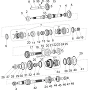 Composants de la boîte de vitesses