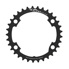 CHAINRING FOR ROAD BIKE- Ø 110 - 4 ARMS FOR SHIMANO ULTEGRA R8000 / 6800 TA X110- 34T. -INNER- COMPATIBLE TIAGRA 4700/105  5800+R7000/DURA ACE 9000+9100 Black 11 Speed.