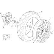 Roue arrière