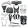 COMPLETE BODY FAIRINGS "PIAGGIO GENUINE PART" 50-125 LIBERTY 2009>2013  WHITE (18 PARTS KIT)  -1R000017-