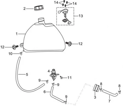 Réservoir carburant