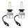 LIGHT BULB - LED H7 12V - P43t foot - 8000 LUMENS 6500K With aluminium cooling fan (HEADLIGHT). (SOLD PER 2 ).  -SELECTION P2R-