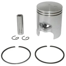 PISTON FOR SCOOT MBK 50 BOOSTER 1990>1998, STUNT/YAMAHA 50 BWS 1990>1998, SLIDER (DOME PISTON TOP - Ø 40 - 2 RINGS 1,2mm)  -P2R QUALITE PREMIUM-