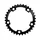 CHAINRING FOR ROAD BIKE- 5 Arms- 34T.Ø 110  -INNER- ALUMINIUM BLACK- 7075 TA ZEPHYR    (SHIMANO TYPE) 9/10Speed.