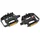 PEDALE VTT RESINE P2R NOIR CAGE ALU NOIR 9/16" (PAIRE)