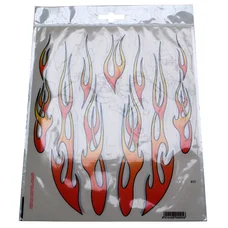 STICKER (FOR HELMET) FLAME(20x24)