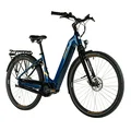 VELO ELECTRIQUE/VAE CITY 28 LEADER FOX NEBA MIXTE BLEU TIGRE 8V SHIMANO NEXUS MOTEUR CENTRAL BAFANG M420 36V 80Nm BATTERIE 15Ah (18'' - H46cm - TAILLE M - POUR ADULTE DE 168cm à 178cm)