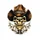 AUTOCOLLANT/STICKER LETHAL THREAT MINI COWBOY SKULL (60x80mm)