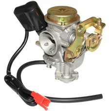 CARBURATEUR SCOOT ADAPTABLE PEUGEOT 50 KISBEE 4T, V-CLIC 4T/KYMCO 50 AGILITY 4T/SYM 50 ORBIT 4T/BAOTIAN 50 BT49QT 4T/SCOOT 50 CHINOIS 4T GY6,139QMB (DIAM 19 mm)  -P2R QUALITE ECO-